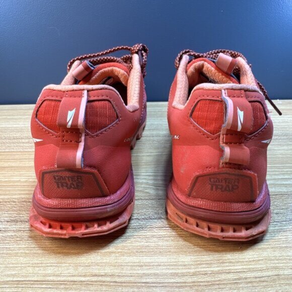 Altra Lone Peak 4.5 Red Sneakers Running Shoes ALOA4QTX603 Women’s Sz 10.5 - Picture 6 of 6